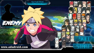 Versi terbaru dari game Naruto Senki Mod  Naruto Senki Forget Time Mod Apk