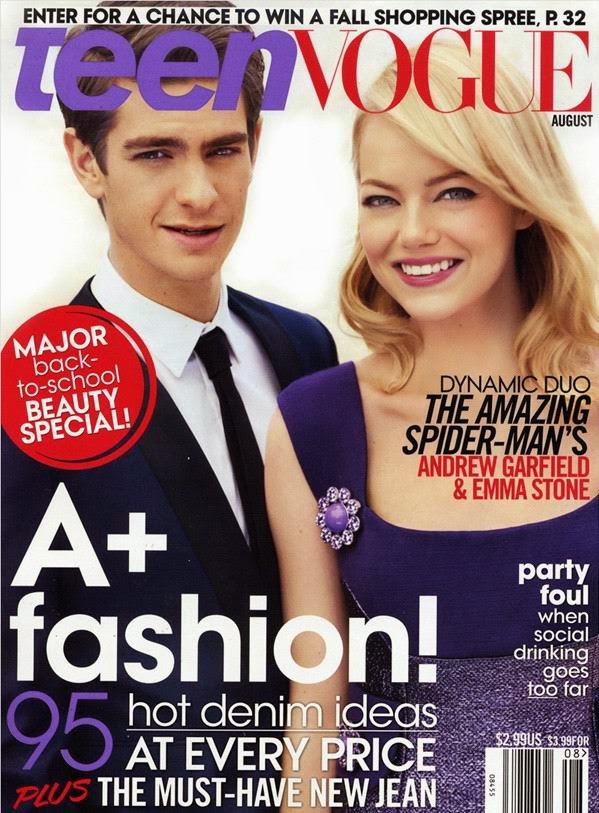 http://funkidos.com/hollywood/andrew-garfield-and-emma-stone-at-teen-vogue