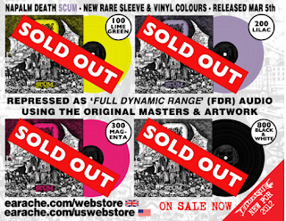 release of the kickoff ii Napalm Death records inwards FULL DYNAMIC RANGE on CD Is Earache planning to a greater extent than FDR (Full Dynamic Range) re-issues?