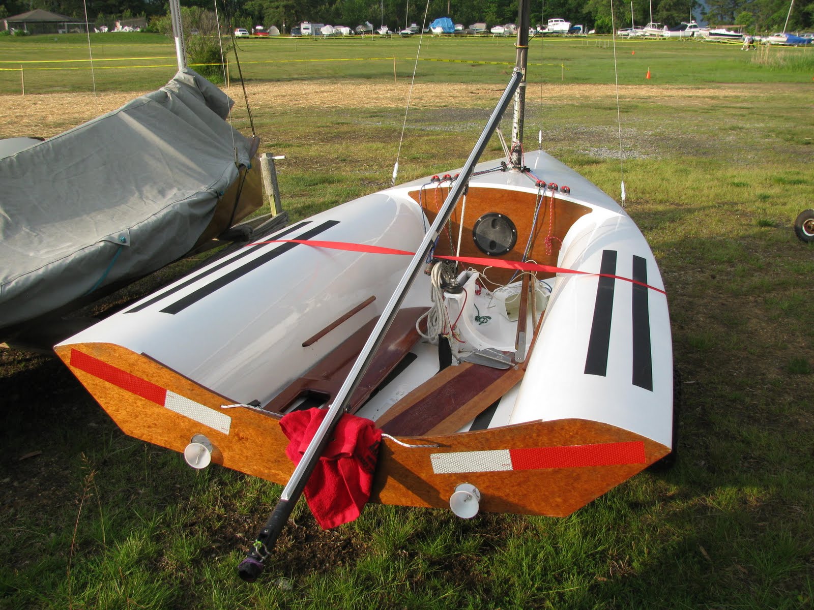 Victor Stango's Paul Lindenberg-designed Moth Boat. Sadly this boat 