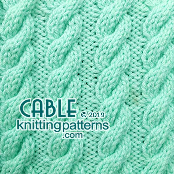 Knitted fabric with cable pattern #cableknitting