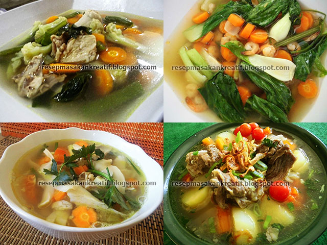  RESEP  ANEKA MASAKAN BERKUAH BENING SANTAN PRAKTIS 