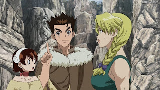 ドクターストーンアニメ 2期4話 大木大樹 小川杠 ニッキー | Dr. STONE Episode 28