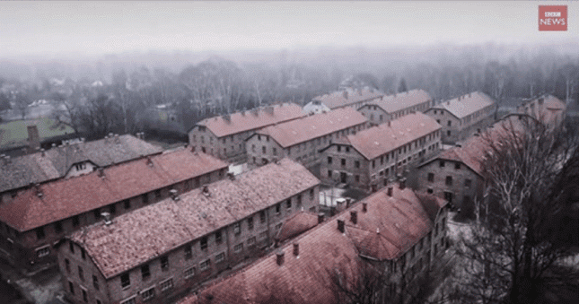 Shocking Video Captured By Drone That Flew Over Auschwitz