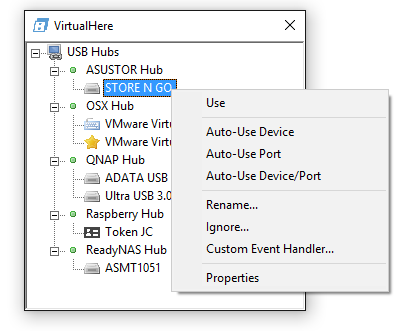 VirtualHere USB Client