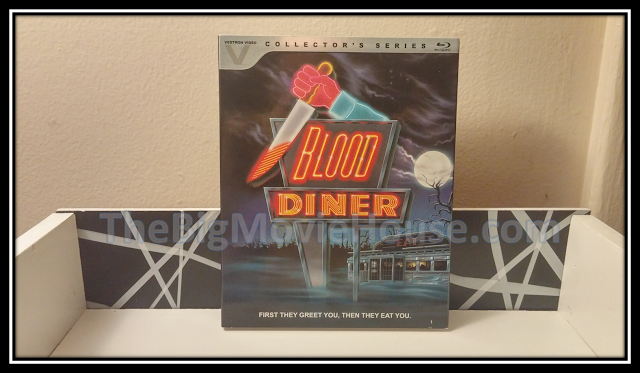 The Blood Diner slip cover from Lionsgate