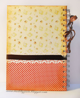 scrapbooking przepiśnik notes kulinarny card making