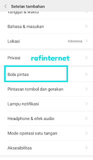 Cara mengaktifkan bola pintas / easy touch di semua versi android xiaomi