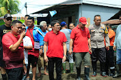 Agenda Kunjungan Wali Kota, Andrei Angouw Bersama Pejabat Pemkot Meninjau Lokasi Pasca Bencana