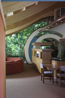 Whimsical Wooden Tree House, modern house design, interior design, exterior house design