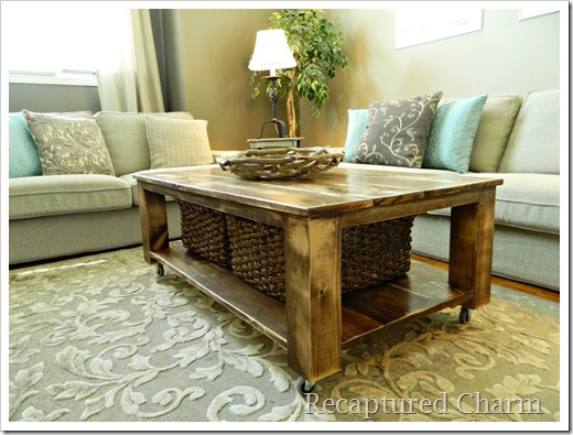 Recaptured Charm: Do It Yourself – Rustic Coffee Table