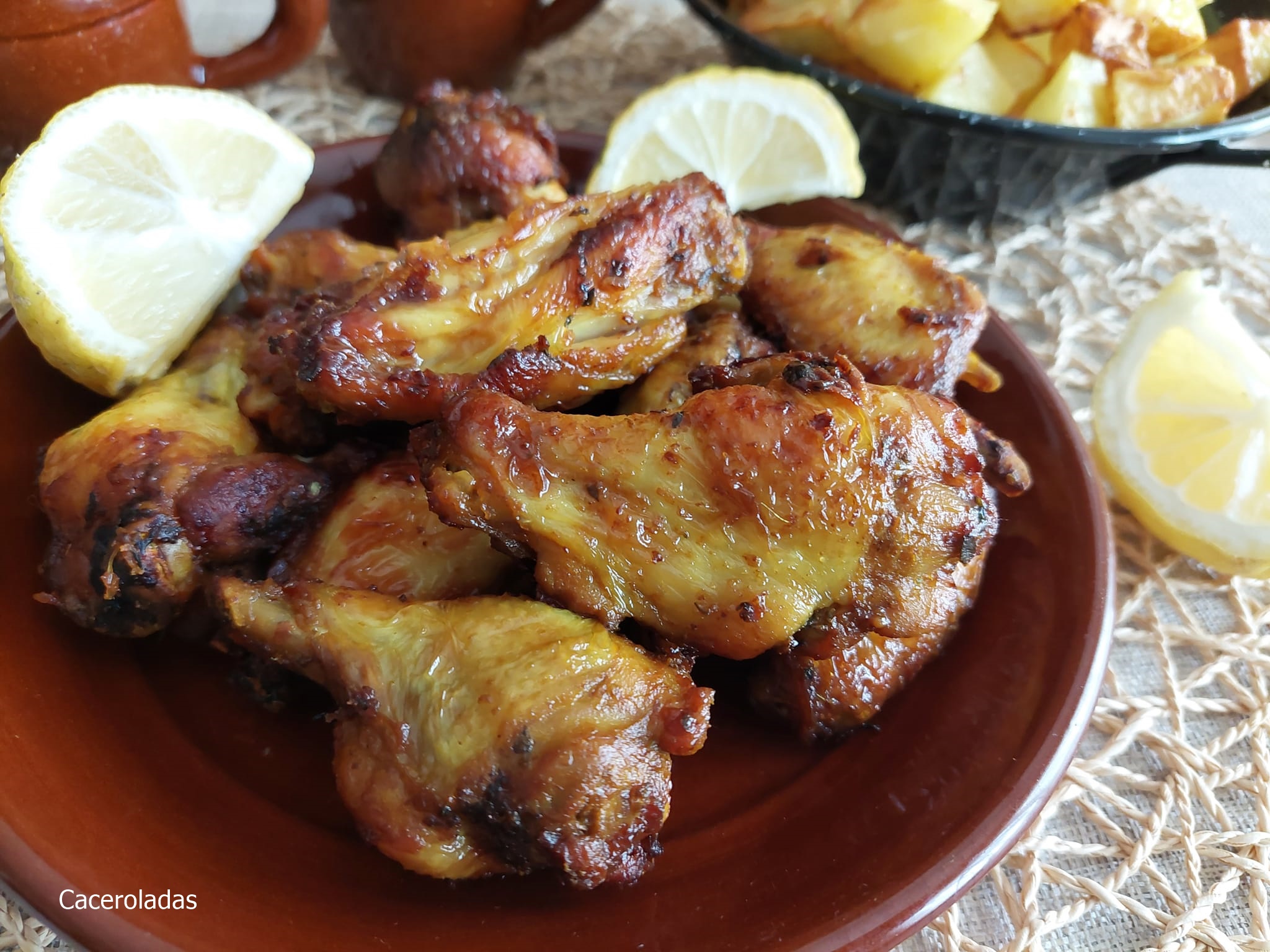 Alitas de pollo con adobo andalúz | Caceroladas
