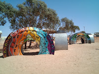 Coober Pedy Mural | Tyre Art