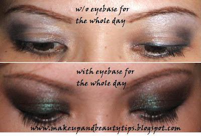 with eyebase without eyebase mac painterly paint pot