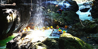 wisata body rafting green canyon