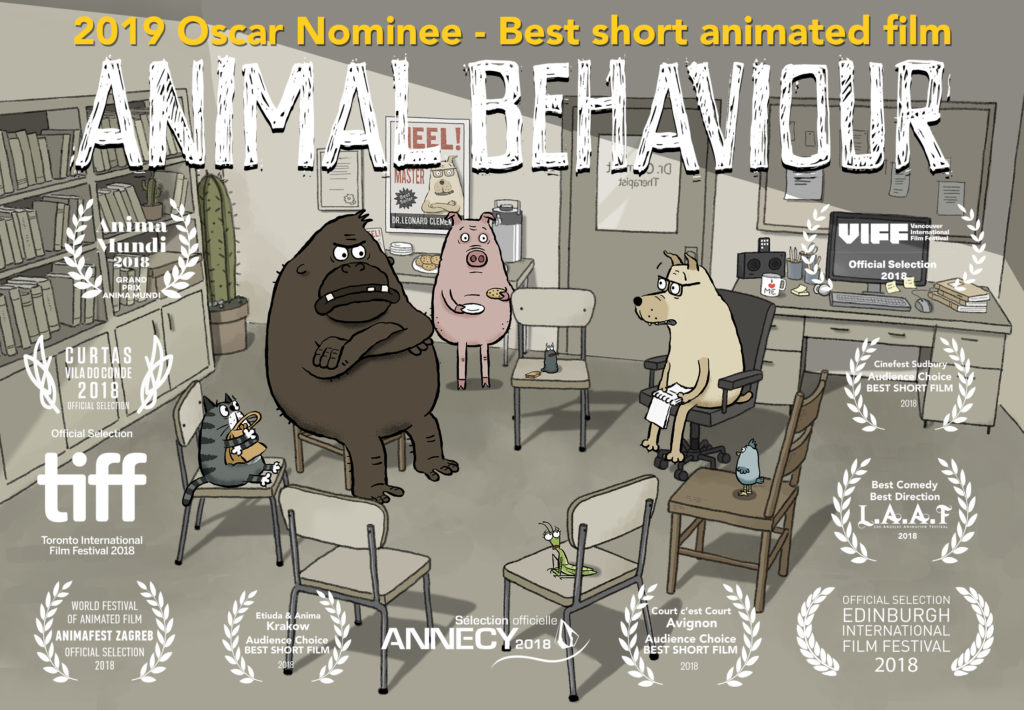 Cinema Secreto: Cinegnose: Curta da Semana: &quot;Animal Behaviour&quot; - animais  humanizados, sociedade animalizada