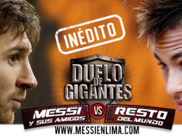 Horario partido Messi y sus amigos Resto del mundo 2Julio 2014