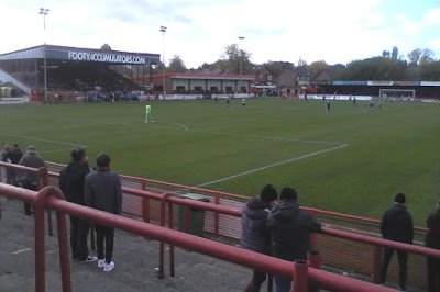 View of the J.Davidson Stadium, home of Altrincham FC