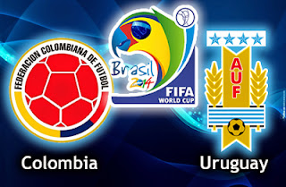 Berita Olahraga - Prediksi Hasil Akhir Pertandingan Babak Perdelapan Final World Cup 2014 : Kolombia Vs Uruguay