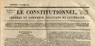 Le Constitutionnel masthead 1827