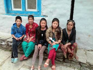 Local females at Chandrikarta, Kathmandu, Nepal