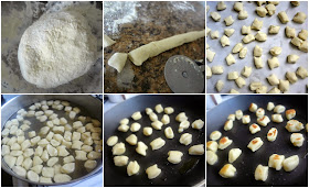 Toasted Ricotta Gnocchi with Parmesan Truffle Cream Sauce