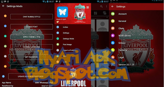 Download BBM Mod Liverpool Versi 3.0.1.25 Apk Terbaru for Android