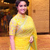 Keerthi Suresh Latest Hot Glamourous Yellow Traditional Saree PhotoShoot Images At Remo Movie Audio Launch