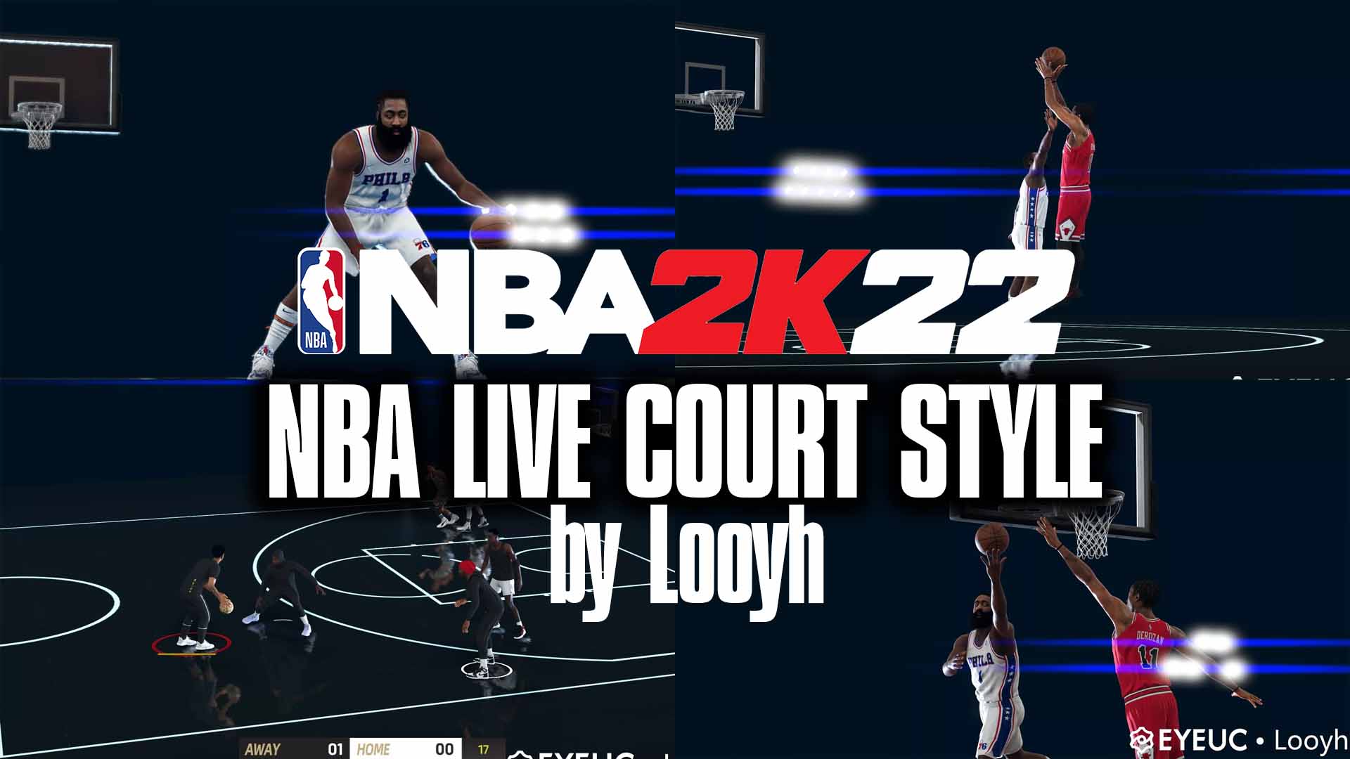 NBA 2K22 NBA Live Arena and Court Style by Looyh