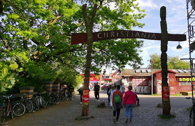 Una de las entradas de Christianshavn o Christiania.