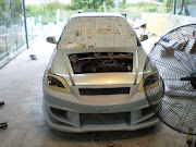 Honda Civic EK sedan in the workshop, waiting for the extreme bodykit .