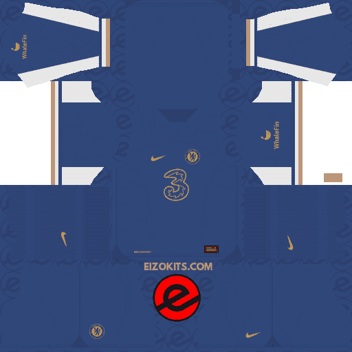 Chelsea DLS Kits 2023-2024 Released Nike - DLS2019 Kits (Home)