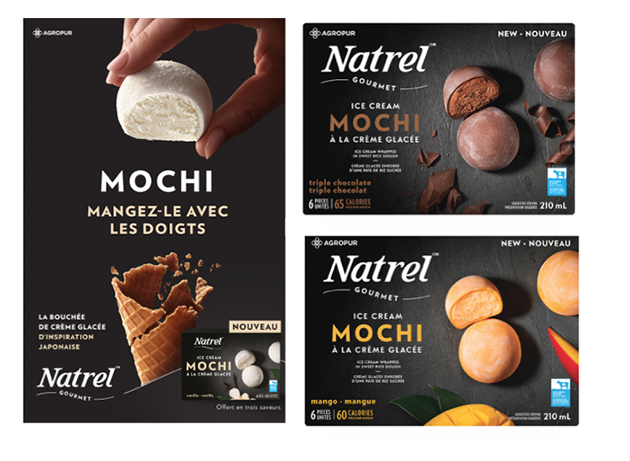 mochi, Natrel, Québec, glaces