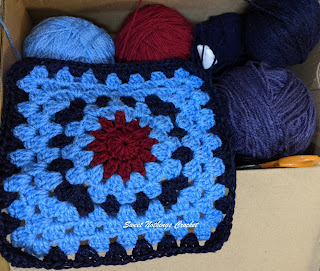 Sweet Nothings Crochet free crochet pattern blog, free crochet pattern for a granny square, photo of the granny square,