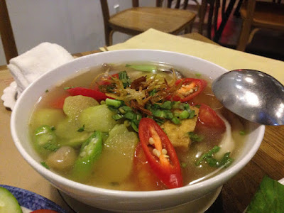 Vegetable soup, Tib Vegetarian, Da Kao, Ho Chi Minh City