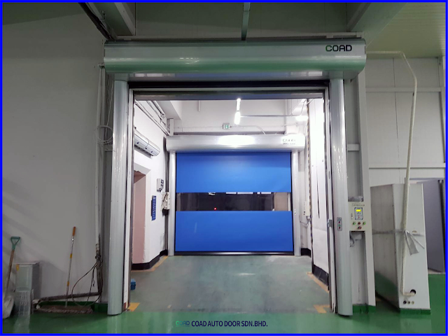 COAD, High Speed Door, INDONESIA, INDUSTRIAL DOOR, JAPAN, KOREA, MALAYSIA, Pintu Berkelajuan Tinggi, pintu pvc, PVC Roller Shutter Door, THAILAND, VIETNAM, シート製高速シャッター