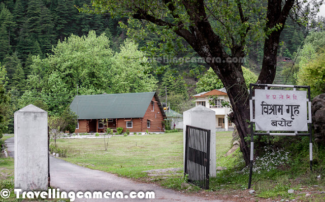 We visited Barot, a tiny town in Mandi District of Himachal Pradesh, in 2013. It was almost an impromptu visit and turned out to be absolutely worth the long drive. And this is the place that I am going to revisit today in this Time-Turner Post.   The Time-Turner series is my opportunity to relive some of my most memorable travels. In this series I reflect upon the lasting impression of a travel destination and talk about the memories that have persisted over the years. Barot is definitely the place that I would want to relive and revisit. The reasons, you will find out below.   The first thing I remember about this trip to Barot was that we went there in an old Maruti 800 with friends. And en route we stopped to have stuffed parathas that had stuffing I had never heard of. It was some Himachali specialty and tasted absolutely out of this world. Accompanying the parathas was galgal ka achaar and chai. What else could one ask for?   The drive after that was fairly long and when we reached Barot, we were shocked to find that our booking at the Government Guest House had been unceremoniously cancelled because some senior Government official had suddenly made plans to visit the town. We decided not to get into any arguments and search for another accommodation. Luckily there were several homestays close by and we were able to find one at a very reasonable price. By now, we were famished, so decided to freshen up and head for lunch.   I also remember that our balcony overlooked the River Uhl that flowed over a rocky bed and had waters as clear as glass. We could see fish swimming in the flow. Across the river was a small dhaba llike restaurant, and that is where we headed for our lunch. I remember having some really tasty chicken curry with tandoori roti. It was heavenly, really. After that we went for a walk along the river and soon found ourselves in lush green meadows where locals were happily passing by. I clearly remember an old lady, dressed in traditional Himachali attire walking with the support of a walking stick. She smiled at us as she crossed us.   We happened upon a trout farm and I do not remember much of it, but I do remember people talking about trout that is served whole in Barot and is really tasty. I didn't get an opportunity to taste it though. However, we did come across a local artisan weaving the traditional Mandi shawl. That was quite a fascinating process as well.   By the time we returned from our walk, the sun had set and the locals were preparing for the night. This was when we spotted our landlady chasing a hen and her chicks. Soon she had her under a wicker basket and it was then that we realized that she was putting them away for the night. The birds did make her chase them for quite some time though. It was a sight that one will never see in cities.   We only had a night in Barot and whenever I think of the place I feel that it is perfect for a writer to stay for a few months to finish off that difficult novel. You can find folklore, peace, and simplicity here, which are all quite conducive to writing. Go ahead, try it for yourself. 