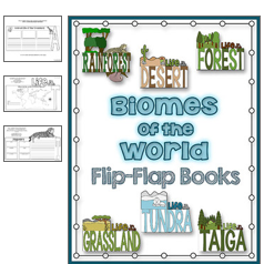 http://www.teacherspayteachers.com/Product/Biomes-of-the-World-Flip-Flap-Books-Expository-Writing-Resources-992003