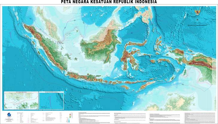  Gambar Peta Indonesia Lengkap Terbaru Beserta Keterangannya 