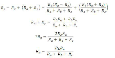 How to transform of delta circuit to star circuit 