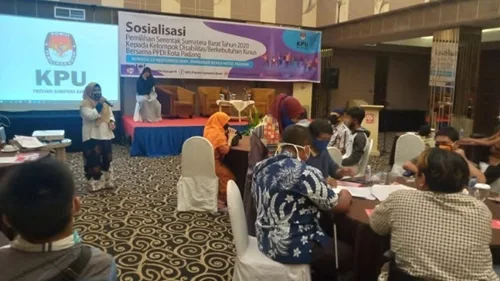 KPU Sosialisasi Secara Masiv Pada Pemilih Disabilitas