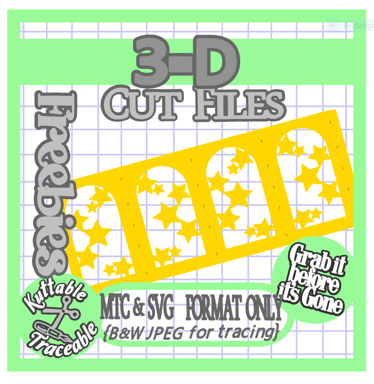 Download The Scrapoholic : 25 Days Free MTC & SVG Cut Files! Day 03 Lantern Stars 3D
