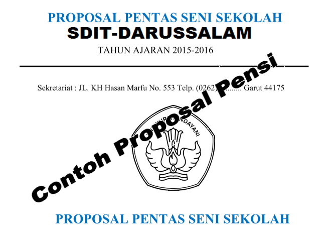 Download Contoh Proposal PENSI – Proposal Pensi Jenjang 