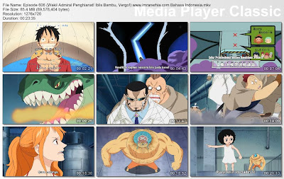 Download Film One Piece Episode 606 (Wakil Admiral Penghianat! Iblis Bambu, Vergo!) Bahasa Indonesia