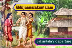 Abhijnanasakuntalam: Sakuntala’s departure from the Hermitage of Kanva