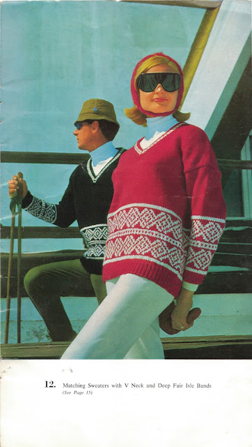 The Vintage Pattern Files: Free 1960s Knitting Pattern - Ski Knits No.3 by Villawood