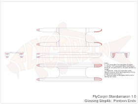 Standamaran SUP Plans Glassing Step 4b