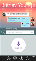 tin nhắn thoại trên windows phone