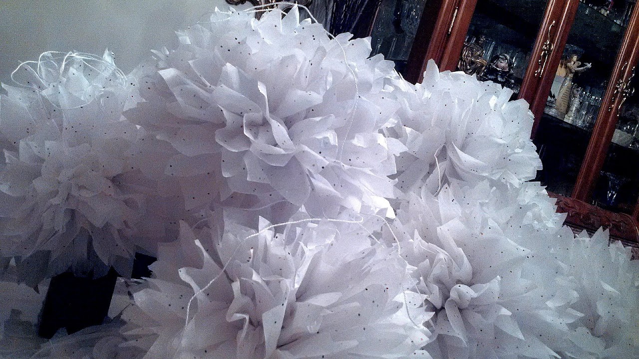Tissue Paper Flower Balls
