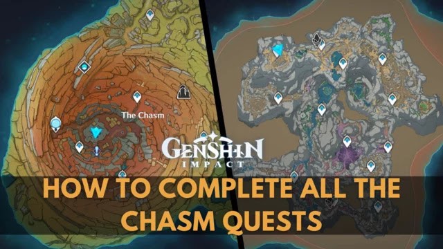 genshin impact chasm quests, how to complete genshin chasm world quests, how to unlock all 2.6 chasm areas, surreptitious seven star seal sundering